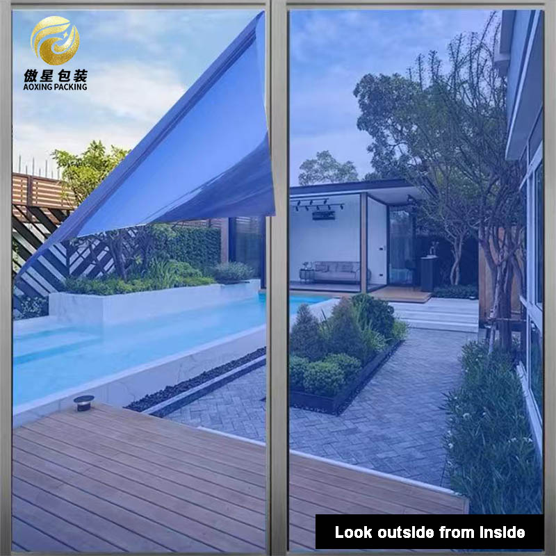 Phim một bộ phim tĩnh điện phim thủy tinh màu xanh đậm